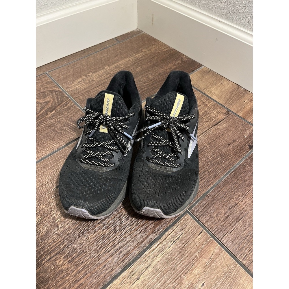 Brooks Anthem Women 7 Low Top Running Shoes Sneakers Black Purple Athletic